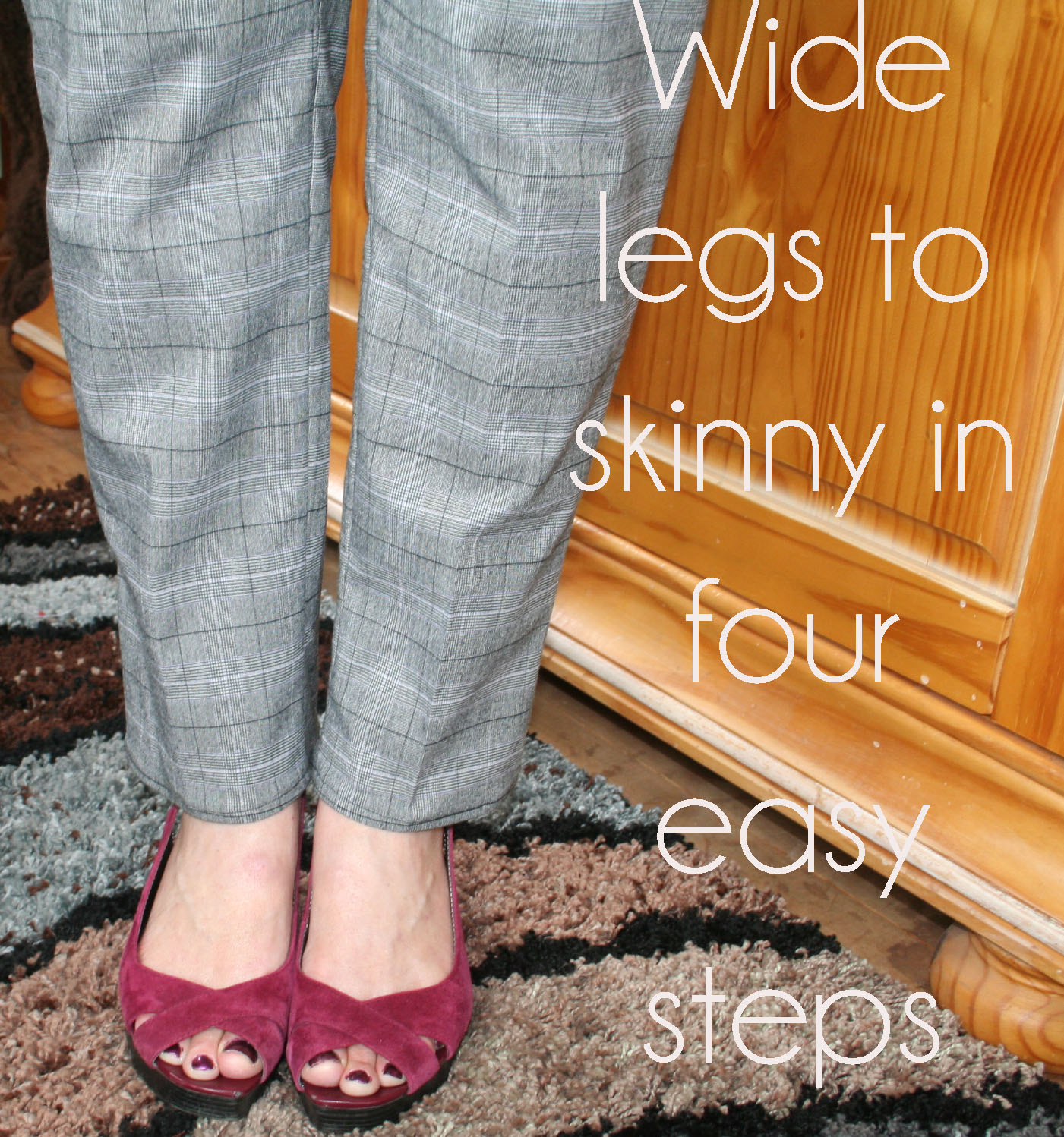 DIY Create Skinny Trousers from Wide 