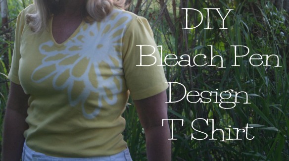 DIY Bleach Pen T Shirt Design