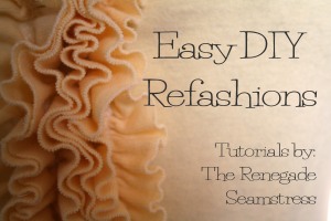 Easy DIY Refashion Tutorials 3