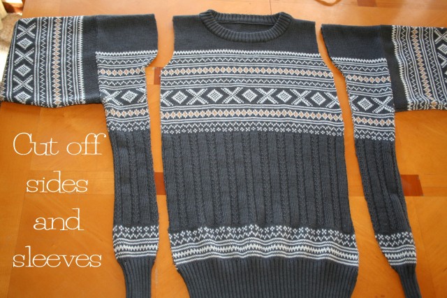 Refashioned Sweater Dress Tutorial