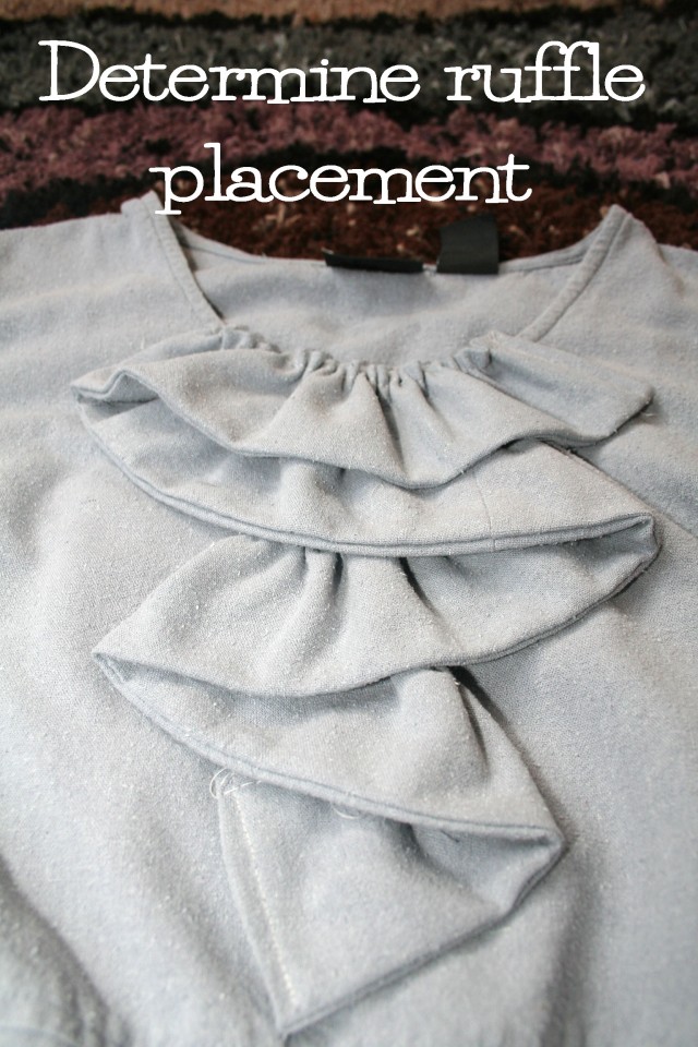 Upcycled Gray Silk ruffle dress
